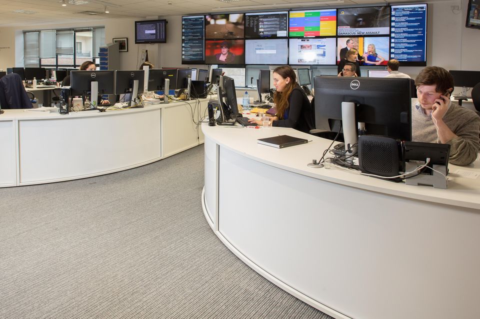 The Mediahuis newsroom in Talbot Street, Dublin